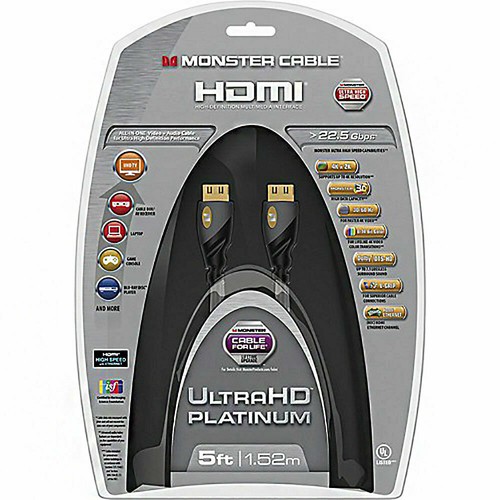Monster 5ft platinum ultra - ultra, hd