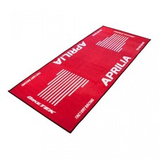 Tapis environnemental Biketek Garage Mat rouge blanc pour moto Aprilia Neuf