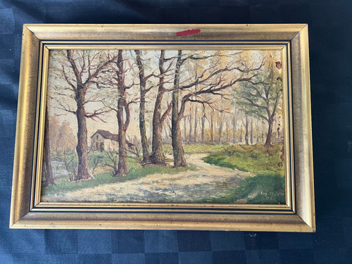Eugène cornet tableau - cornet, chemin