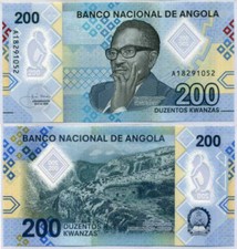 ANGOLA Billet 200 KWANZAS 2020 POLYMER NOUVEAU NEW UNC NEUF 