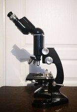 Vintage NACHET Paris PZO Poland Microscope Binoculaire Loupe