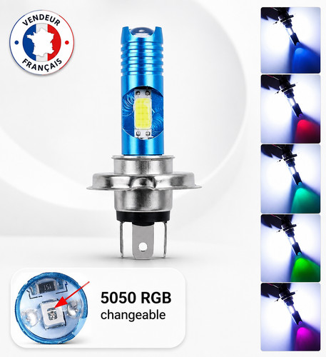 Led pour scooter moto - led, h4