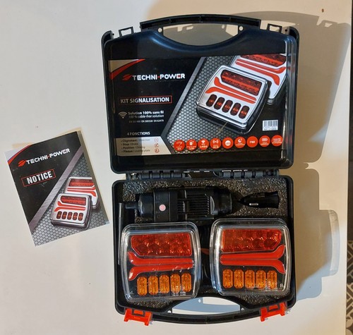 Kit feux led magnetiques - feux,