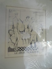 Lithographie de jean emile