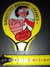 Autocollant pub raquettes - autocollant,