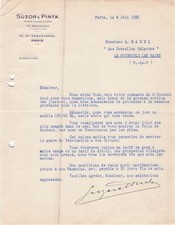 75 PARIS fabricant SUZOR PINTA