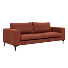 Canapé 3 Places en Tissu "Bolero" 215cm Rouge