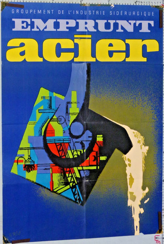 Affiche ancienne eric emprunt - affiche,