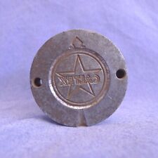 Partie de matrice de fonderie porte clés huile Caltex . bidon plaque