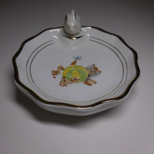 N23.82 porcelaine assiette coupelle vide-poche enfant Létang Rémy Paris France