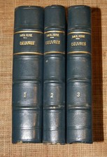 MOLIÈRE Oeuvres COMPLÈTES en 3 vol Garnier 1921 reliés bleu