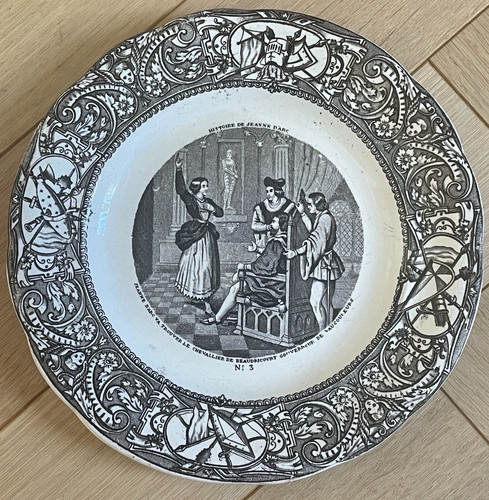 Ancienne assiette parlante - ancienne,