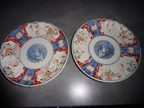 Assiettes anciennes japon - 2,