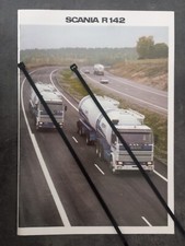 TRES Rare brochure catalogue dépliant camion   SCANIA R   142  V 8 