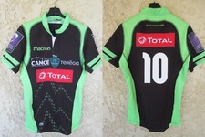 Maillot rugby SECTION PALOISE PAU porté Tom TAYLOR CHALLENGE CUP match shirt L