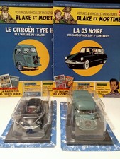 Figurines Blake et Mortimer - La DS Noire + La Citroën Type S / Hachette