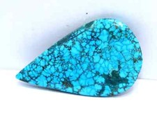 Naturel Bleu Turquoise 90 CT Poire Forme Certifié Ample Pierre Précieuse Cadeau