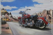 PLAQUE MÉTAL  vintage moto