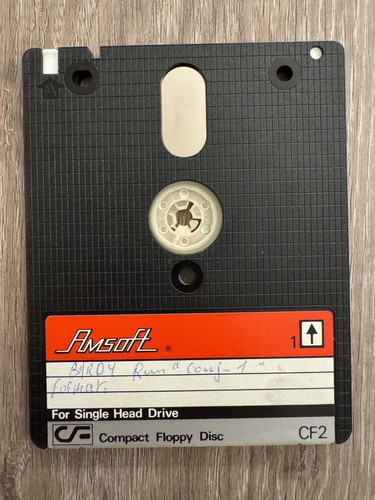 Une disquette amsoft amstrad - disquette,