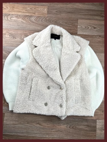 Veste teddy sherpa maje écru - veste,