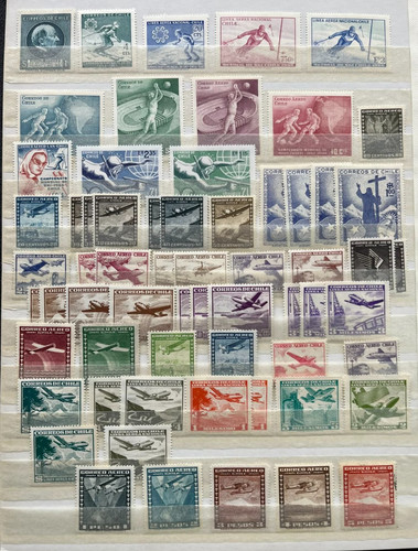 Lot timbres chili - timbres,