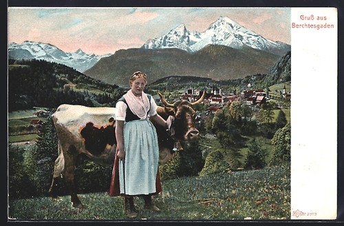 Carte postale costume
