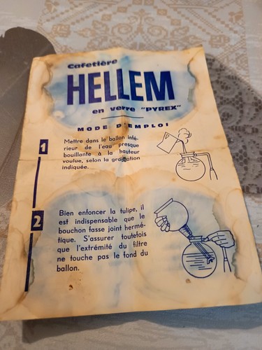 Cafetière hellem vintage avec - vintage,