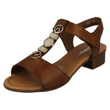 Sandales À Talons Blocs T-Bar