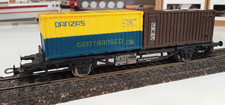 HO LIMA WAGON PLAT TRANSPORT CONTAINERS  A ESSIEUX  DANZAS / CNC  NO ROCO