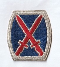 WWII - 10th MOUNTAIN DIVISION "SANS TAB" (Original patch)
