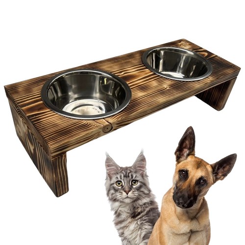 Futterstation double bol - a,