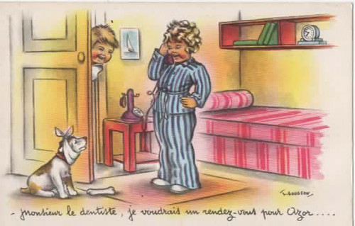 Carte postale illustrateur - carte,