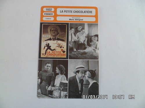 Carte fiche cinema - carte,