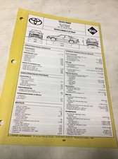 Fiche technique automobile Toyota Carina II 2.0 diesel édition 1992 EA