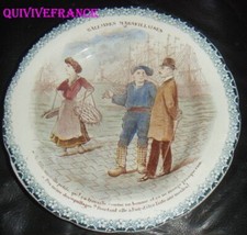 ASS207 - ASSIETTE GALEJADES MARSEILLAISES VI en couleurs TERRE DE FER HB & CIE