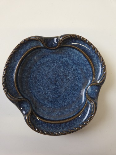 Cendrier vintage bleu nuit - bleu,