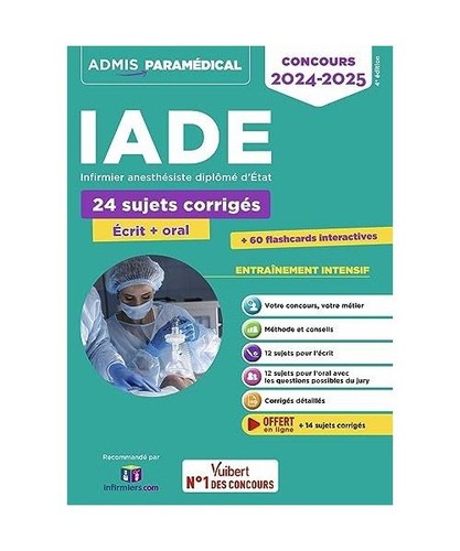 Concours iade 24 sujets - iade,