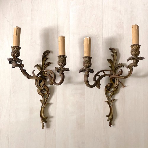 Paire appliques murales - d'appliques, en
