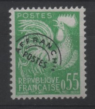 FRANCE 1960 : PRÉOBLITÉRÉ N°122  TYPE COQ GAULOIS - NEUF** LUXE