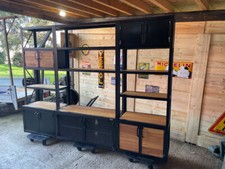 living bibliothèque design industriel