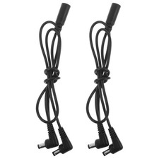  Lot de 2 câbles d'alimentation pour pédales d'effet de guitare