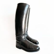 BOTTES CRS FRENCH POLICE BOOTS MOLLET L CALF EU43 US9 UK8.5 ROB FETISH BLUF