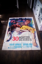 THE SLENDER THREAD Large French Grande Vintage Movie Poster Original 1965