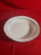 Ancien plat Creux Rond Sarreguemines France blanc ivoire Crème  Vintage