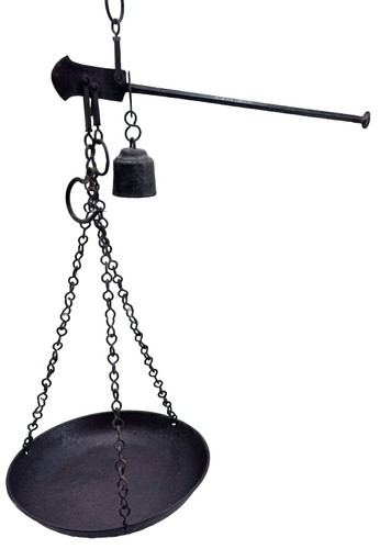 Ancienne balance romaine fer
