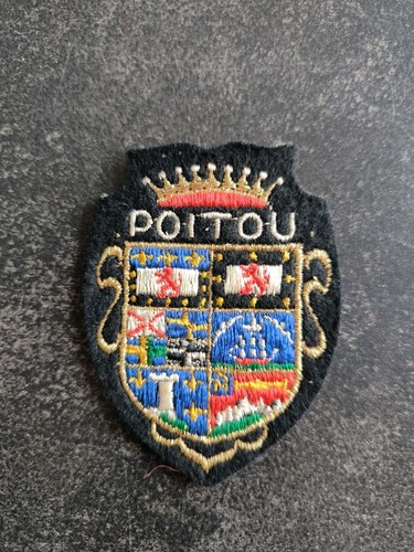 Ecusson brode france poitou - ecusson,