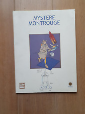 MOEBIUS GIRAUD PORTFOLIO  MYSTERE MONTROUGE 2001 DEDICACE