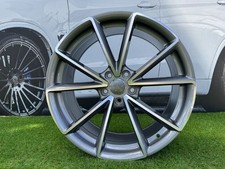 4x R19 Inch 5x112 Audi Rs4c Style Grey Polished Wheels : Fits For A4 A5 A6