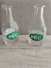 Ancienne petite carafe en verre pastis PEC / Bistrot / Collection / Publicitaire