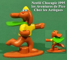Nestlé Chocapic 1995, « les aventures de Pico» figurine Pico Aztèque courant